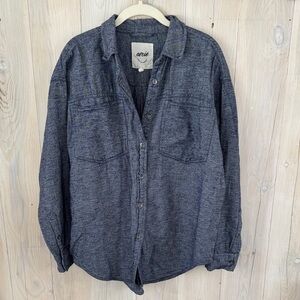 Aerie Flannel Button Down Shirt Size XS
